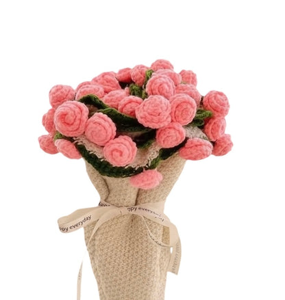 Éclosion amour  – Couverture fleurie au crochet