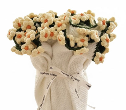 Éclosion amour  – Couverture fleurie au crochet