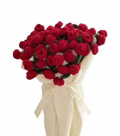 Éclosion améthyste  – Couverture fleurie au crochet