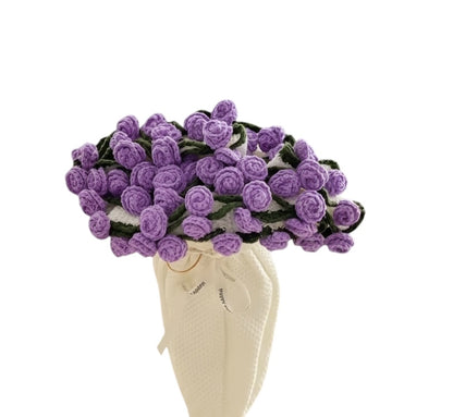 Éclosion corail – Couverture fleurie au crochet