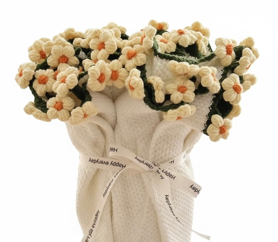 Éclosion passion – Couverture fleurie au crochet