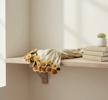 Éclosion amour  – Couverture fleurie au crochet